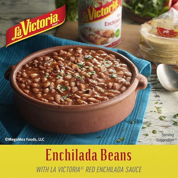 LA VICTORIA TRADITIONAL RED ENCHILADA SAUCE MILD, 10 OUNCE (PACK OF 12)