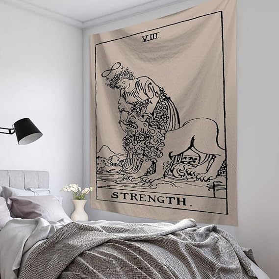 FLOGZONE Tapiz de Pared con diseño de Mandala Bohemia psicodélica