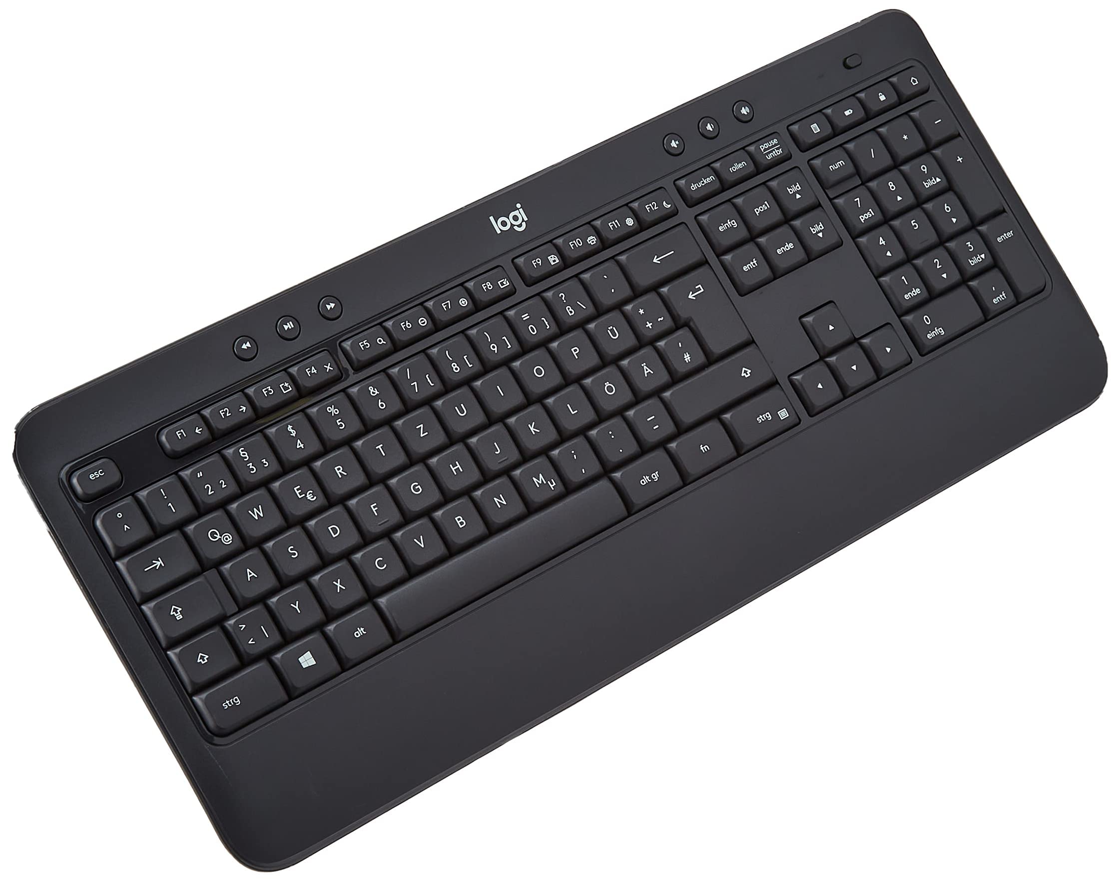 Logitech MK540 Advanced Combo Tastiera e Mouse Wireless per Windows, Layout Tedesco QWERTZ - Nero