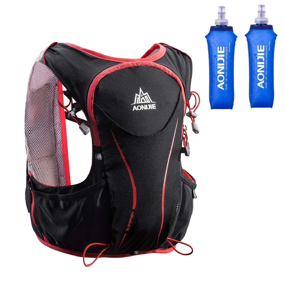 Azarxis Mochila de Hidratación Trail Running 5L Ligera Chaleco Ciclismo con  Botella de Agua para Senderismo Escalada Corriente Deportes y aire libre  Packs y bolsas de hidratación futakuchi-hakata.com