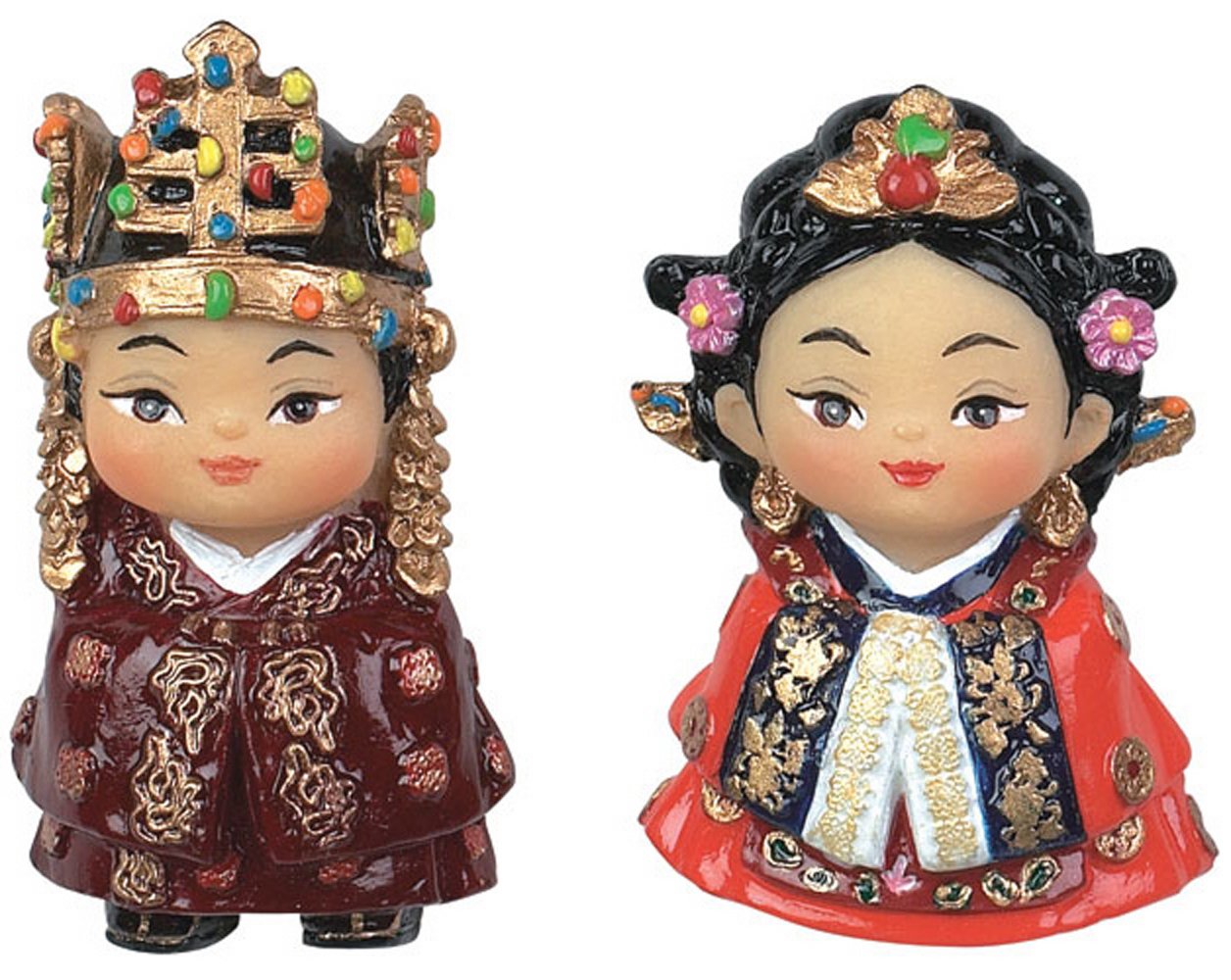 Imanes de nevera, oriental rey y reina, muñecas de mármol, regalo ...