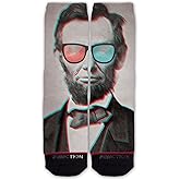 Function - Abe Lincoln 3d Glasses Fashion Socks