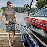 WORX HydroShot Cordless Pressure Washer 24 Bar 5-in-1 Nozzle Portable view 2