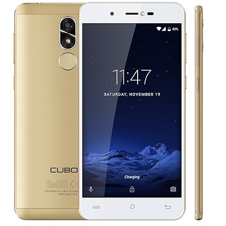 Cubot R9 Android 7.0 Nougat Dual Sim Smartphone ohne Vertrag, Ultra dünnes 5 Zoll HD IPS Touch Display, 2GB+16GB, 13MP+5MP, 2