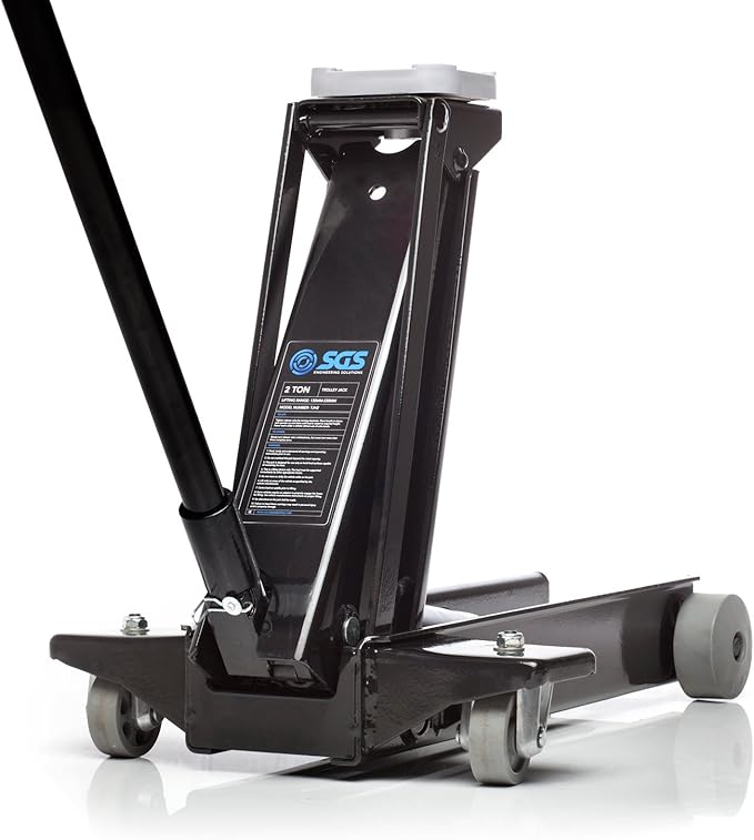SGS Engineering 2 Ton Long Reach Professional Service Trolley Jack For
