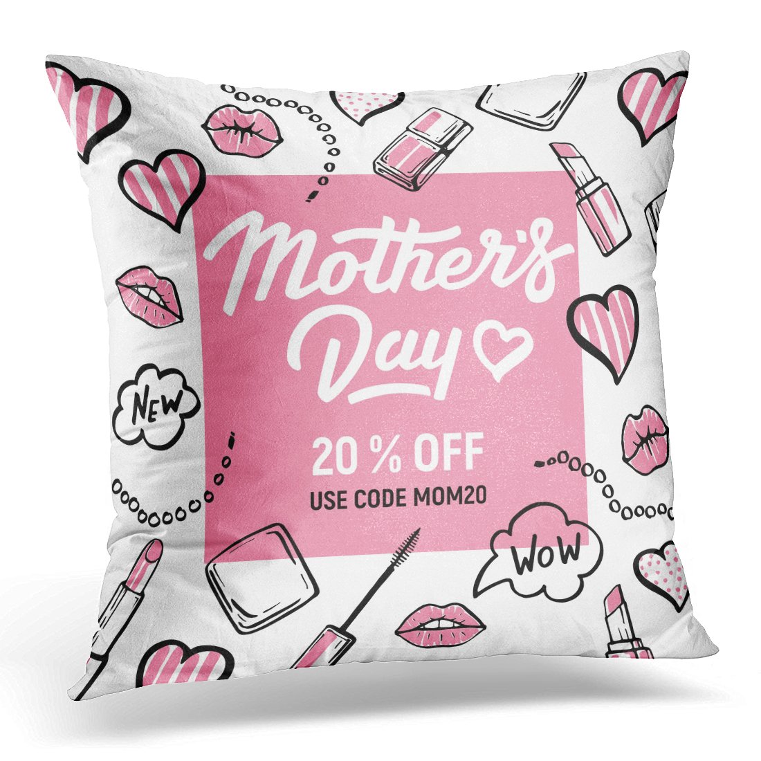 Amazon Com Sdamas Decorative Pillow Cover Black Mothers Day 20