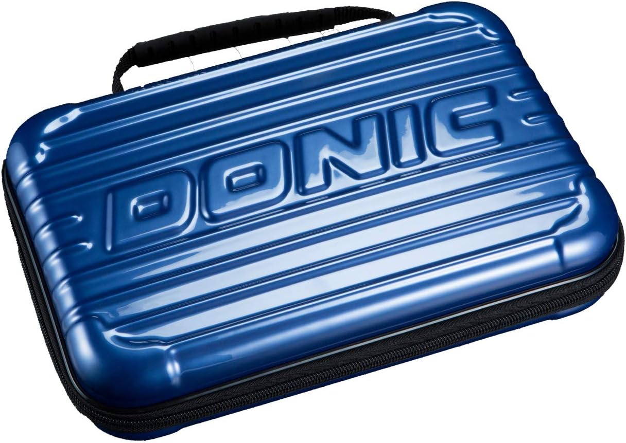 Doni C Table Tennis Racket Case Hard Case in 2 Colours (Blue), 30 x 20 x 6cm