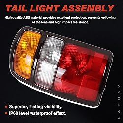 Lathsy Tail Lights Compatible With 2000-2006 Chevy