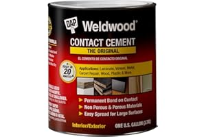 DAP 00273 1 Gallon Weldwood Original Contact Cement, Tan
