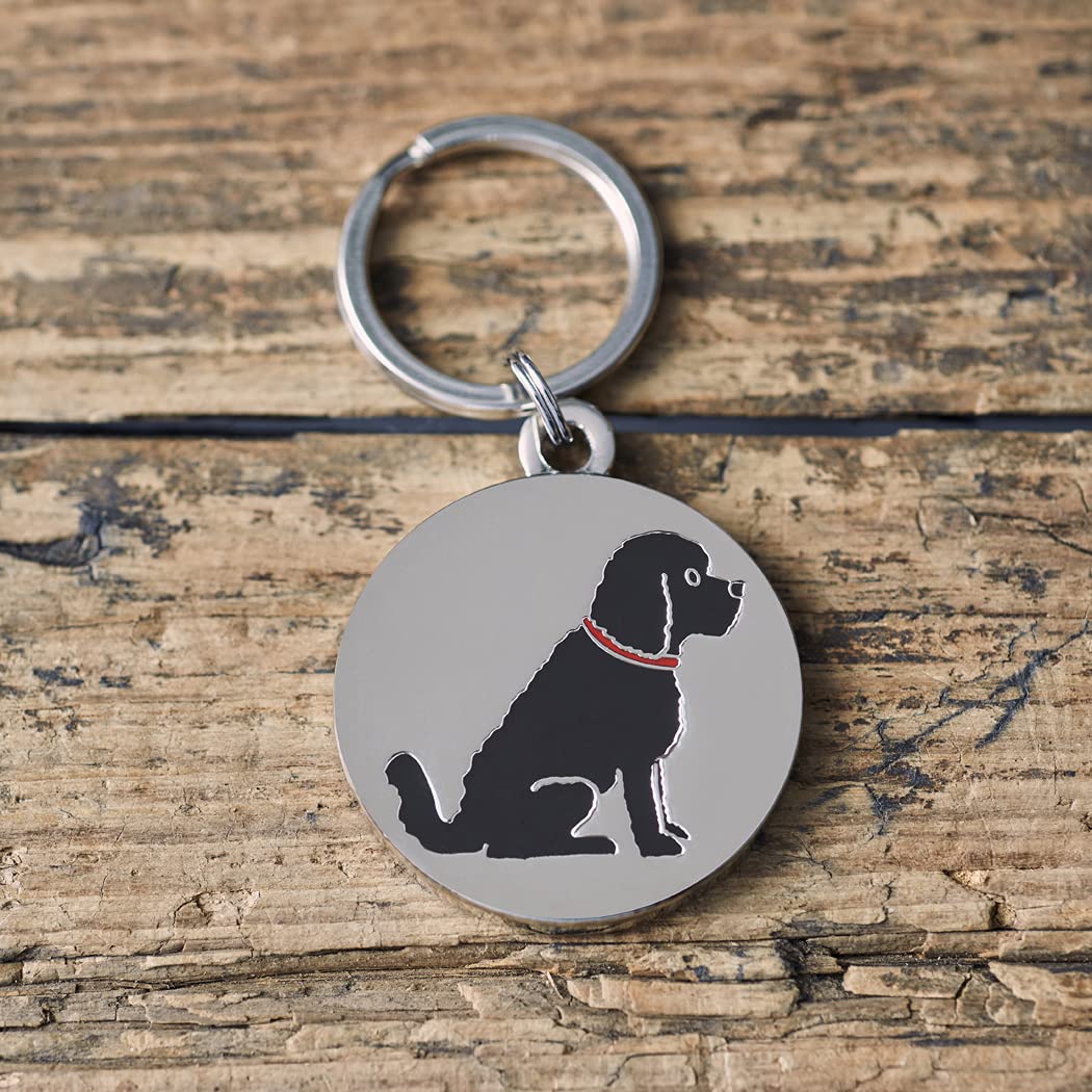 Sweet William Cockapoo/Labradoodle (Black) Dog Tag/Keyring