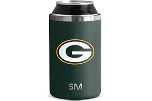 Simple Modern Officially Licensed NFL Green Bay Packers Gifts for Men, Women, Dads, Fathers Day | Insulated Ranger Can Cooler for Standard 12oz Cans - Beer, Seltzer, and Soda