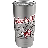 Coca-Cola Original Formula Coke Is It! Beach Retro Cartoon Stainless Steel Insulated Tumbler