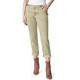 Jessica Simpson Women's Mika Bestie Chino Slim Ankle with Adjustable Waistband Standard