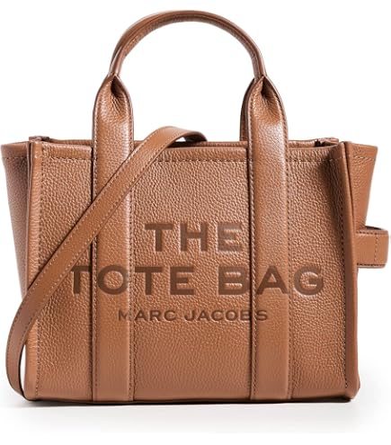 Amazon.com: Marc Jacobs Women's The Leather Medium Tote Bag, Argan