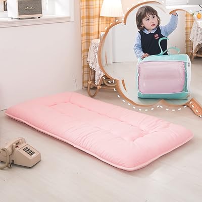 Buy Yoshoot Portable Toddler Travel Bed Kids Memory Foam Floor Mattress Bed Foldable Mattress For Toddler Portable Travel Mattress Camp Mattress Tatami Mat With Mattress Cover And Carry Storage Bag Online In