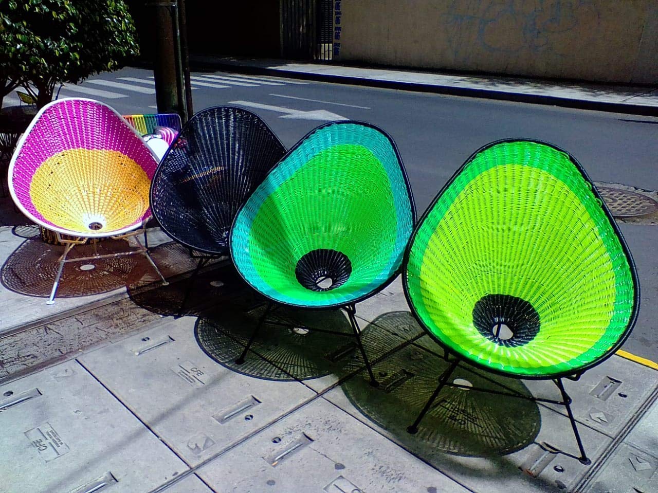 Silla Acapulco Multicolor Handmade