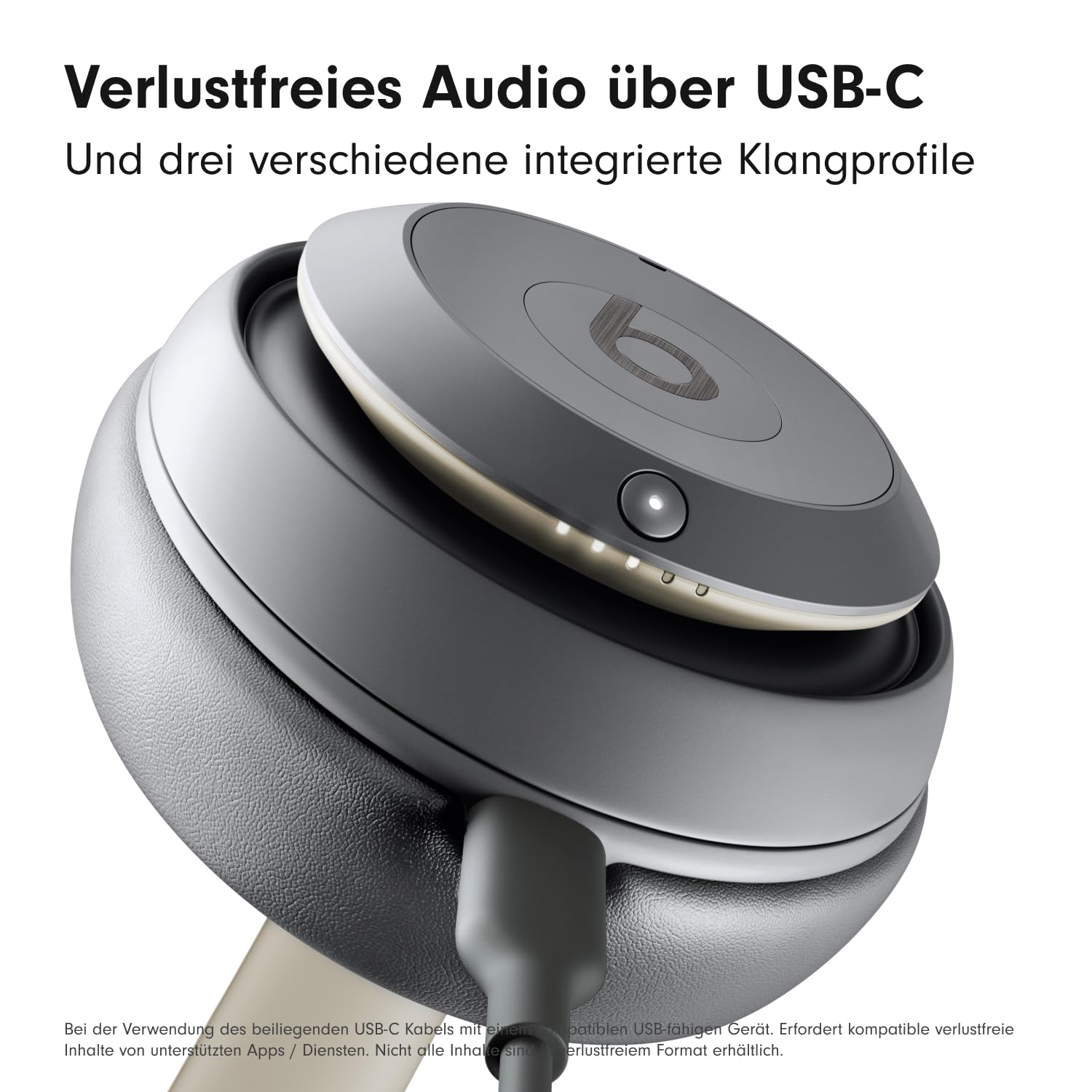 Beats Studio Pro – Komplett Kabellose Bluetooth Noise Cancelling Kopfhörer – Personalisiertes 3D Audio, Apple & Android Kompatibilität – Sandgrau 6