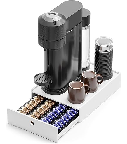 その他 (For Nespresso Capsules, Silver/Grey) - Mind Reader&quot;Anchor&quot;Coffee Pod Storage Drawer for 50 Nespresso Capsules, Grey Amazon.com: Mind Reader Nespresso Compatible Capsule Drawer