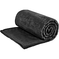 EIUE Comfortable Flannel Bed Blanket,Super Soft Nap Blanket for Bed,Office,Travel and Camping, Lightweight Teenage Throw…