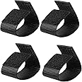 TACNEX Duty Belt Keepers with Double Snaps for 1.5"/1.75"/2"/2.25" Wide Police Security Tactical Nylon Belt Accessories 4 PCS