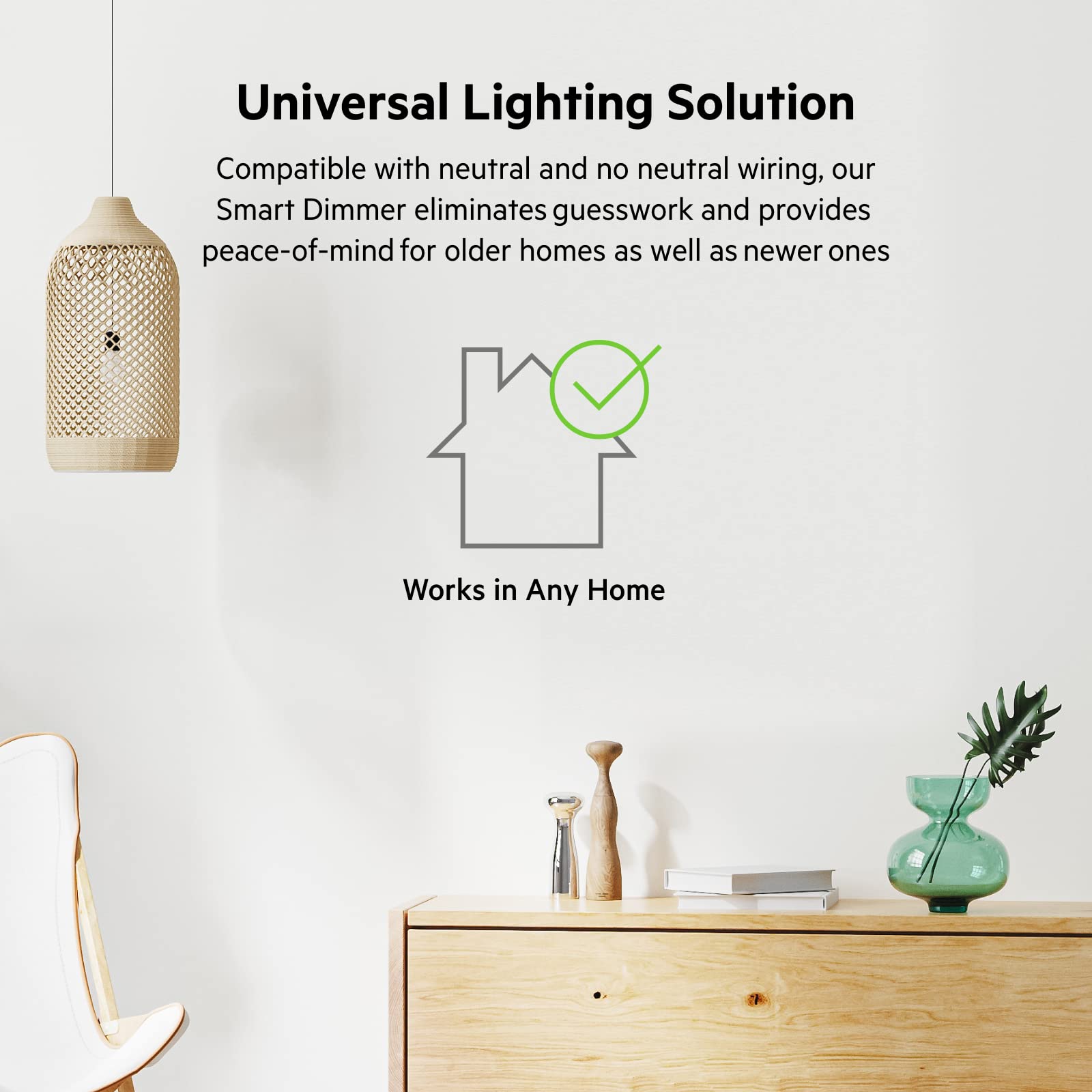 WeMo WDS060 Wemo WiFi Smart Dimmer Switch (Dim + Control Lights from