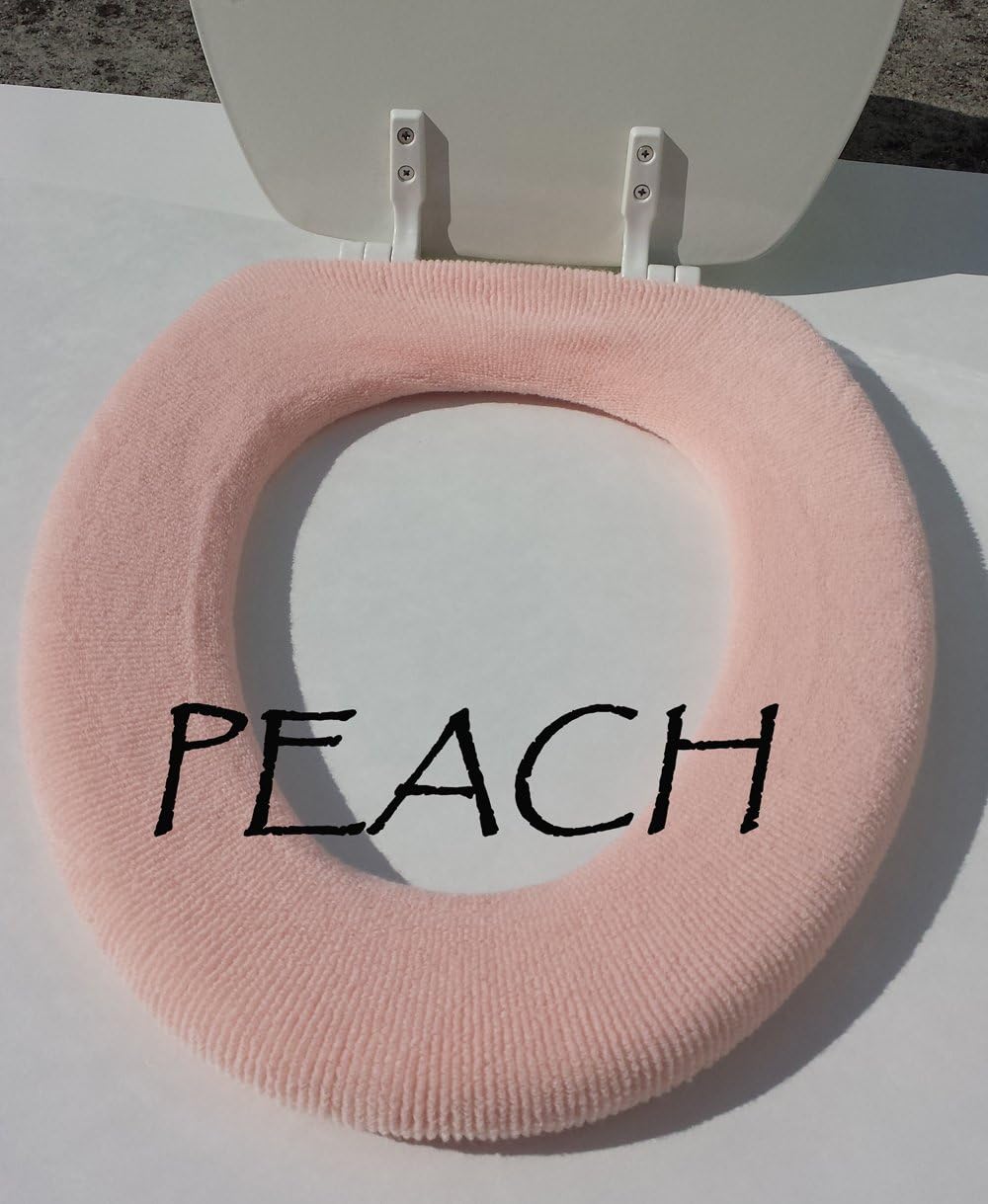 LifeLong Needs Peach Bathroom Toilet Seat Warmer Cover Washable