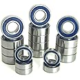 TRB RC Tamiya Hotshot Precision Bearing Kit (18) Blue Rubber Sealed