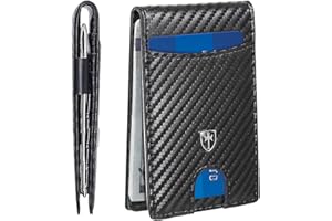 Tipmile Money Clip Wallet for Men RFID Blocking Minimalist Slim Bifold Front Pocket Wallet
