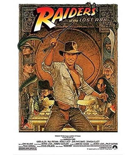 Raiders of The Lost Ark - Indiana Jones - Framed Movie Poster