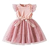 TTYAOVO Baby Sequin Star Princess Summer Casual