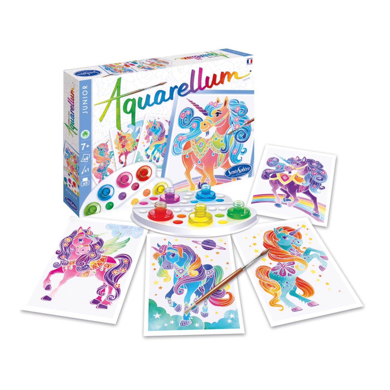 Sentosphère Aquarellum Junior Unicorns