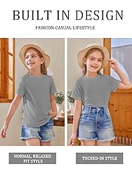 Girls Short Sleeve T Shirts Kids Summer Tops