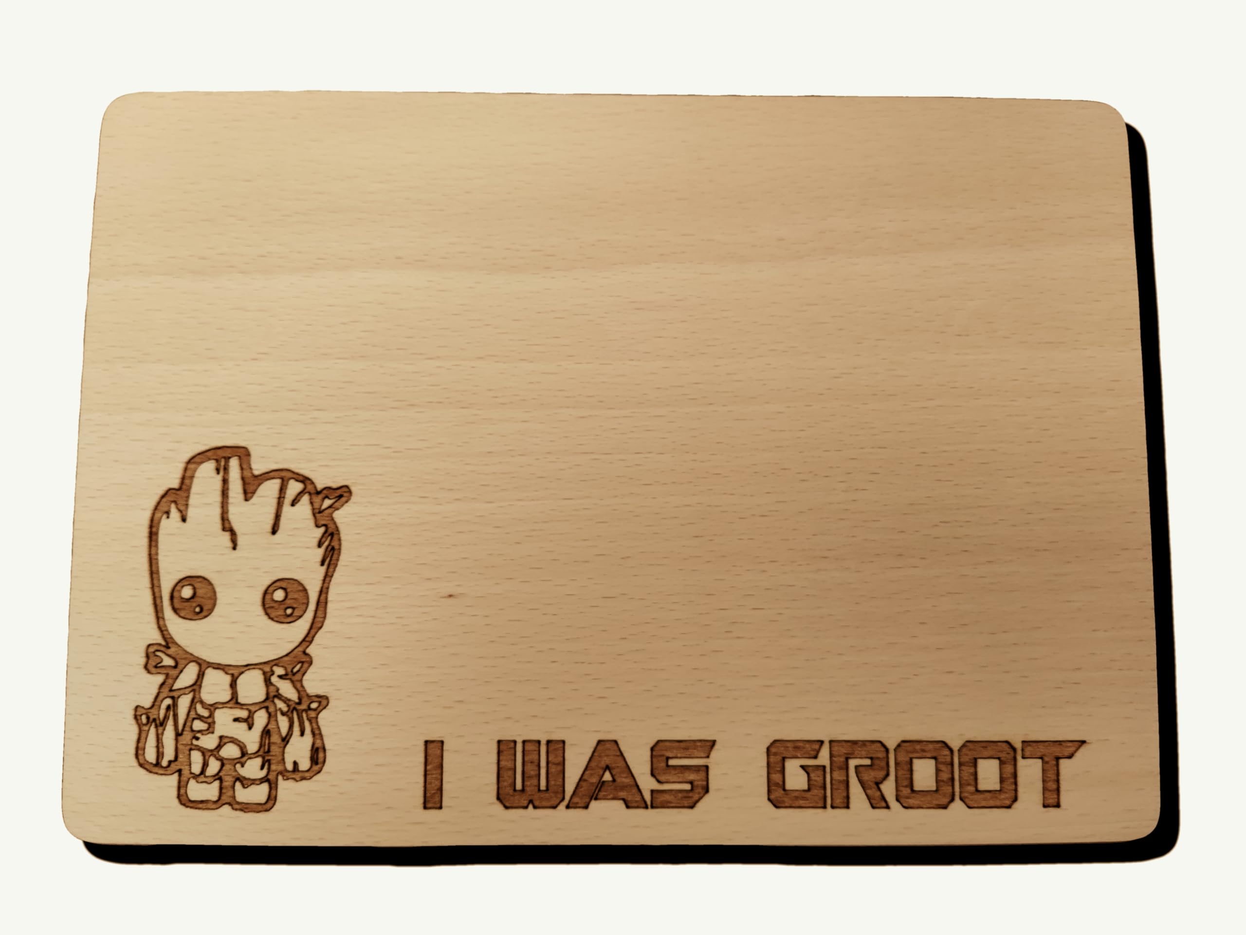 Guardians of The Galaxy Groot Inspired Wooden Chopping Cheese Board