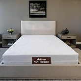 23 Threads Soft Feel Waterproof Zippered Mattress Encasement, Queen 12 in | K162 Series, Washable and Noiseless Premium Waterproof Mattress Cover Queen Size, Ctrl+Z Technology, TPU Underlayer