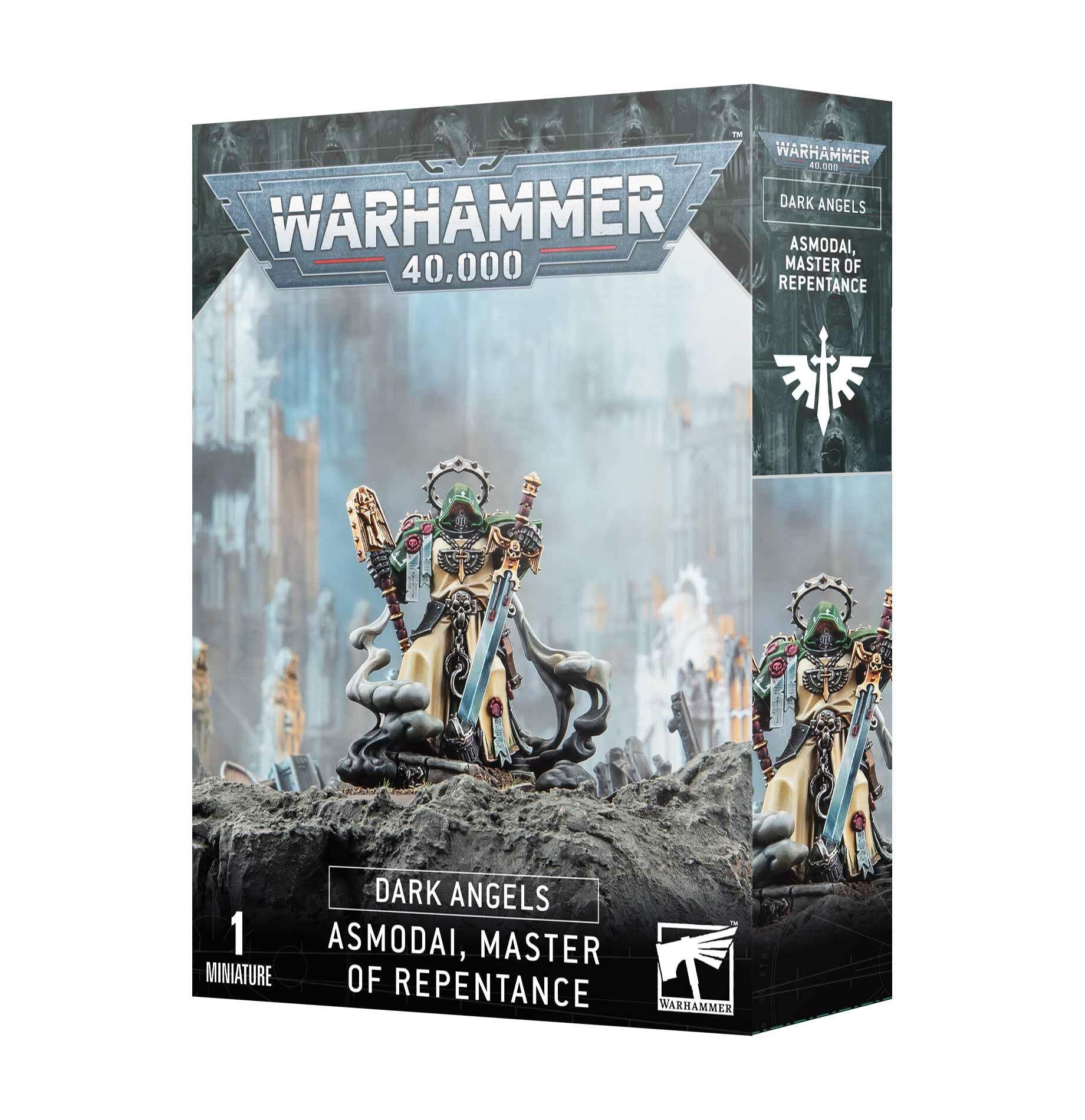 Warhammer Games Workshop 40,000 - Dark Angels: Asmodai Master of Repentance, Black