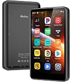 MP4 Grand écran 4 Pouces Lecteur MP4 Android 14 - Écran Tactile IPS 4 Pouces - 96 Go De Stockage - Wi-Fi, Bluetooth - Avec Spotify Préinstallé Lecteur Musique Hors Ligne