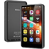 80GB MP3 Player with Bluetooth and WiFi, 4-inch Touch Screen MP3 Player with Bluetooth ， with Spotify, SpotifyKids, Audible, 