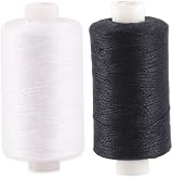 D.A.Y. Republic 500m Sewing Thread - Strong Black & White 4pc Spools view 9