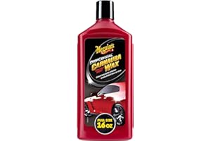 Meguiar's Deep Crystal Carnauba Wax, High-Grade Carnauba Liquid Car Wax for Long-Lasting Protection, Block Out the Elements, 16 Oz Bottle