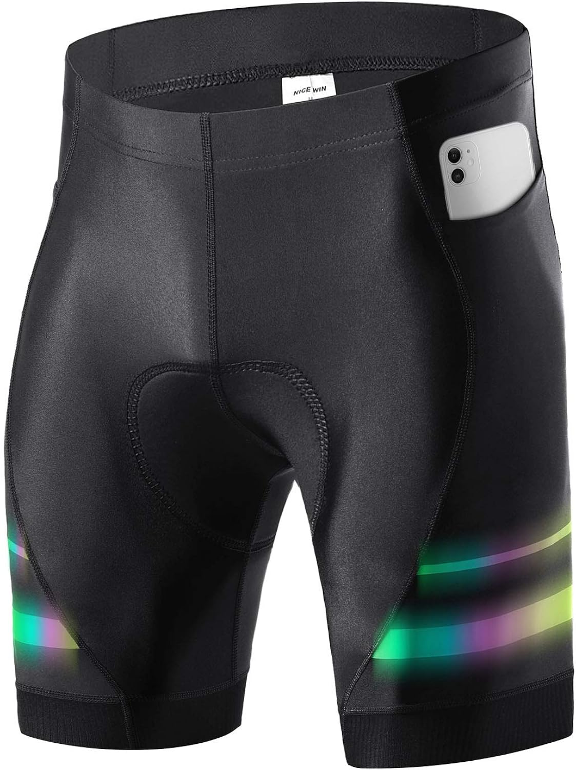 NICEWIN Men’s Cycling Shorts Motorcycle Bike Riding Tights 3D Padded Quick-Dry Half Pants: Clothing