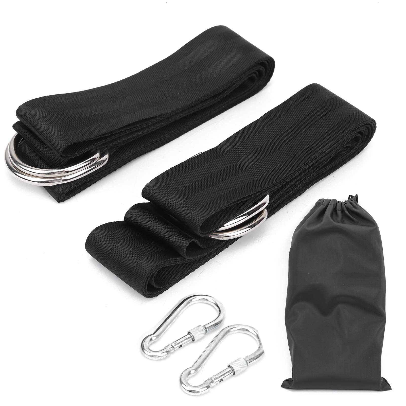 Keenso Tree Swing Hanging Straps Kit, 3meters x 5cm Outdoor Swing Hanging Seat Safety Belt Hammock Nylon Rope Belt Bandage Leisure Sports