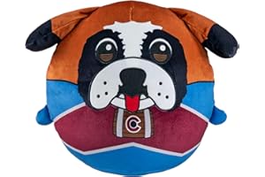 THE SLEEP SQUAD Sleep Squad Colorado Avalanche Bernie 12" Mascot Kiri Cloud Pillow Plushie - Official NHL Plush