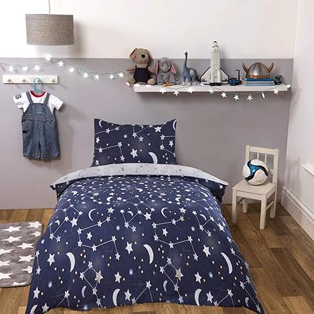 navy cot bed bedding