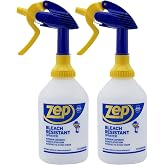 Zep Bleach Resistant Professional Sprayer Bottle - 32 oz (Pack of 2) - ZUPRO2-30 Foot Stream Spray or a Fine Mist, Adjustable Nozzle Measurements, Bleach Resistant for Up to a Year