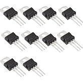 Bridgold 10pcs TIP102 102 Bipolar NPN Darlington Transistor, 100V 8A,3-Pin.