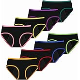 Mesachy Teens Girls Period Underwear Kids Period Panties Menstrual Leakproof Protective Underwear for Teens Cotton Briefs