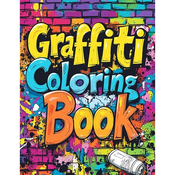 Amazon.com: Hip-Hop Graffiti Coloring Book for Adults