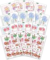 Katy Sue Birthday Cake & Flowers Die-Cut Decoupage Sheets - 12 Pack view 2