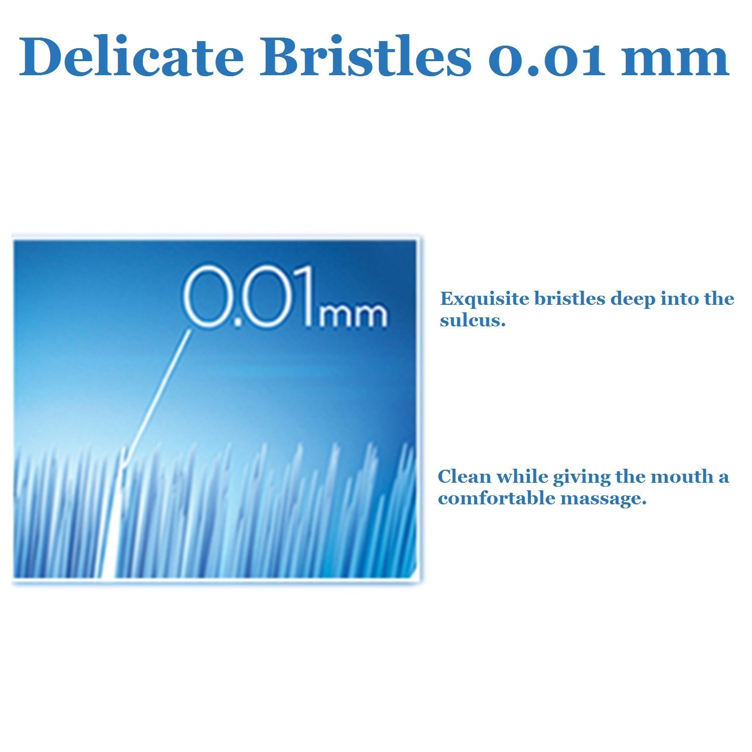 Presmile Ersatz-Zahnbürsten-Set passt gesunden weißen und sanft empfindlichen Zahnbürstenköpfen 3er-Pack (2 + 1), Schwarz