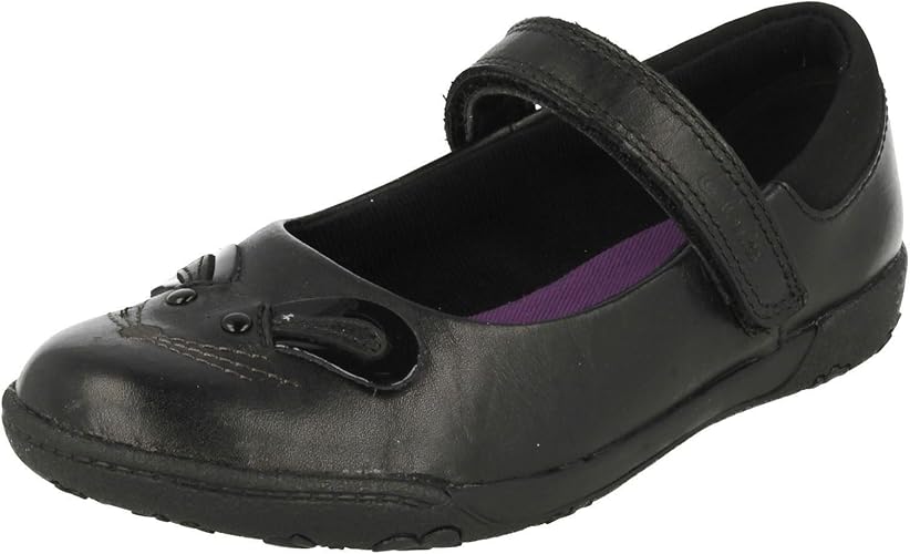clarks black toddler shoes